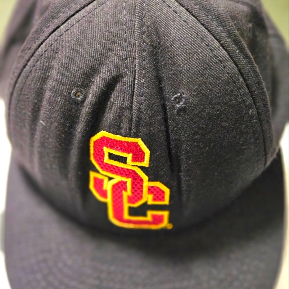 USC Southern California SC Trojan Cap Hat Black Adjustable One Size